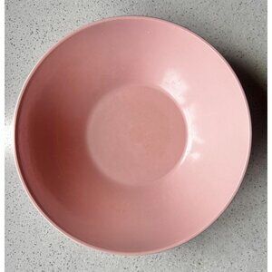 Vintage Melmac Mallo-Bello Melamine Bowl 8.375" Pink Mid-Century Modern By Mallo
